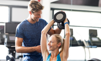 men lifting weights