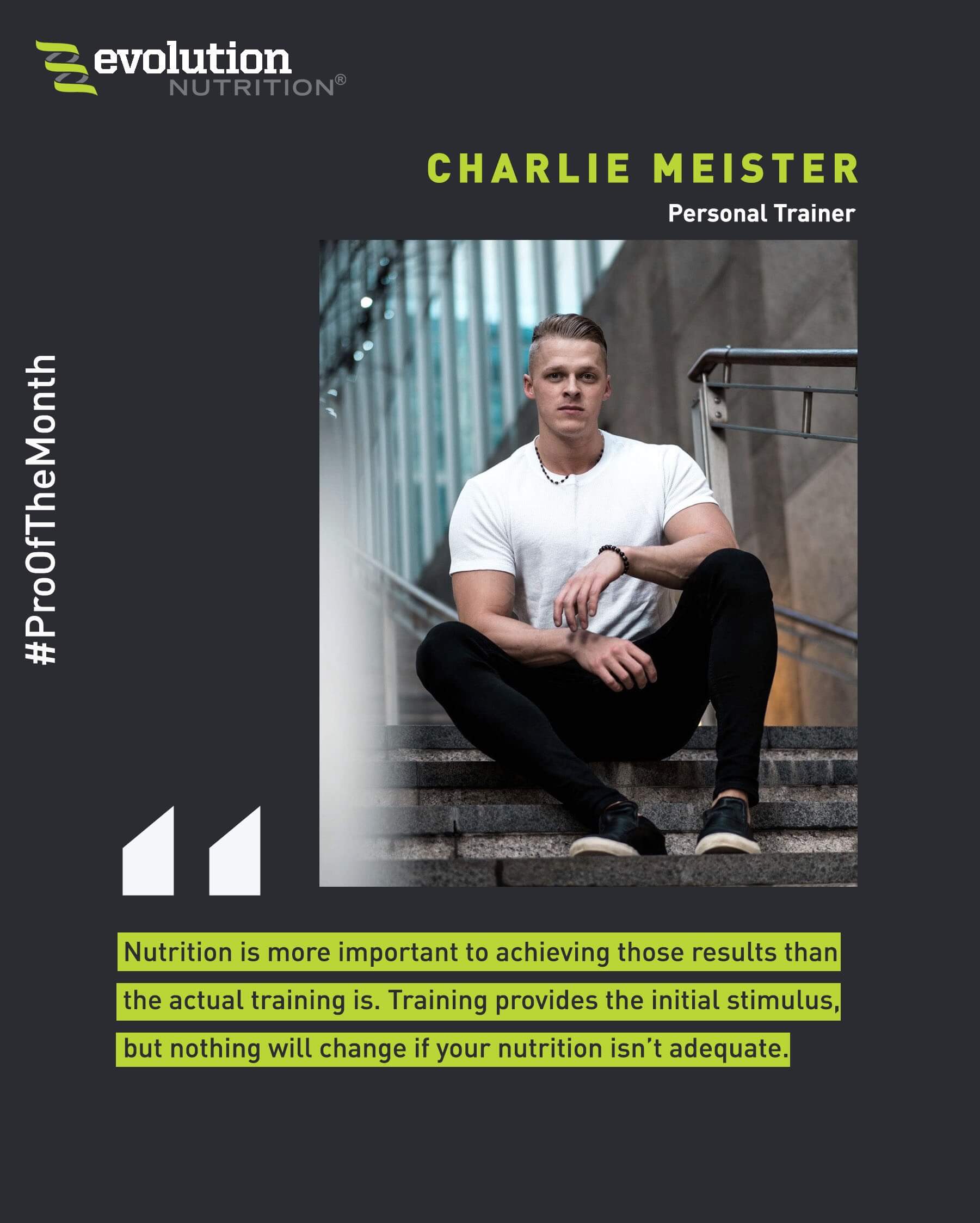 Charlie M. | Evolution Nutrition